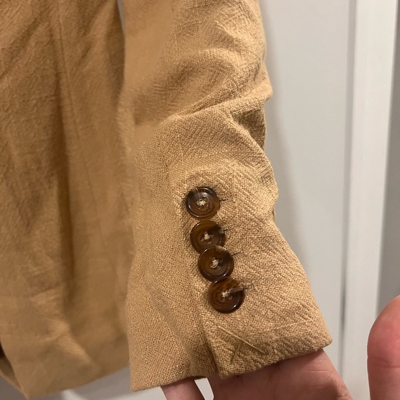 L'Academie Tan Cut-Out Blazer - Picture 7 of 12